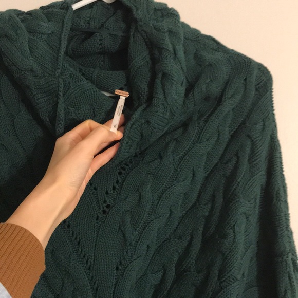 SALE! NEW Free People Cable Knit Sweater Dress - Picture 7 of 8